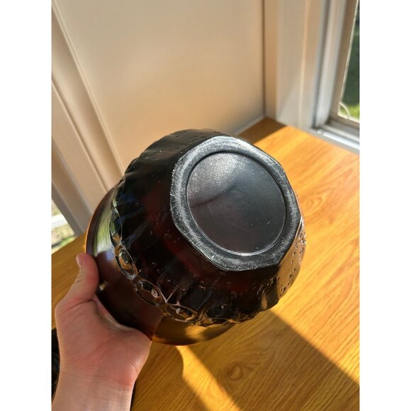 Tiffin Franciscan Madeira brown ice bucket vintage heavy glass - Picture 7 of 10